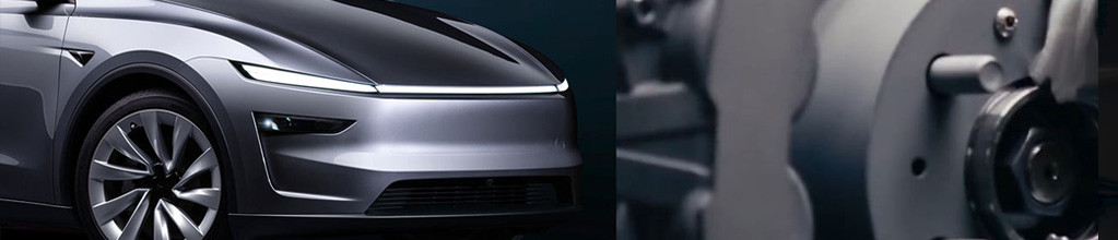 Нова система розподілу гальмівних зусиль на Tesla Model Y.